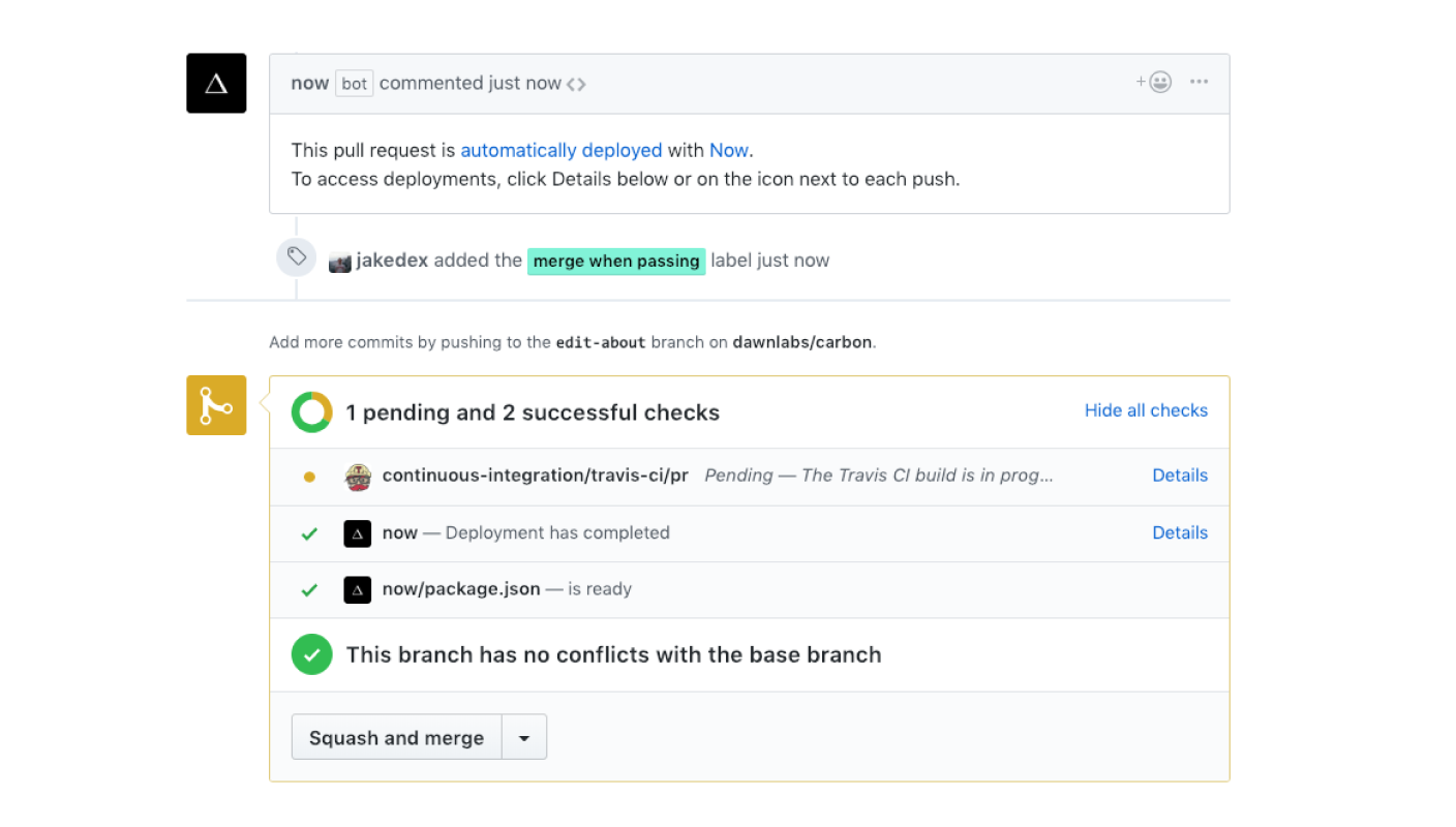 Auto merge your pull requests